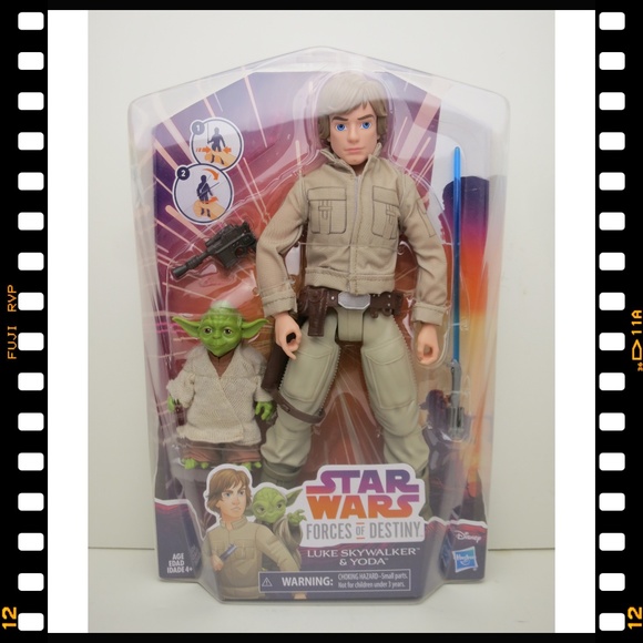 Star~Wars~Forces~Of~Destiny~Luke~Skywalker~Yoda~ - Picture 1 of 4
